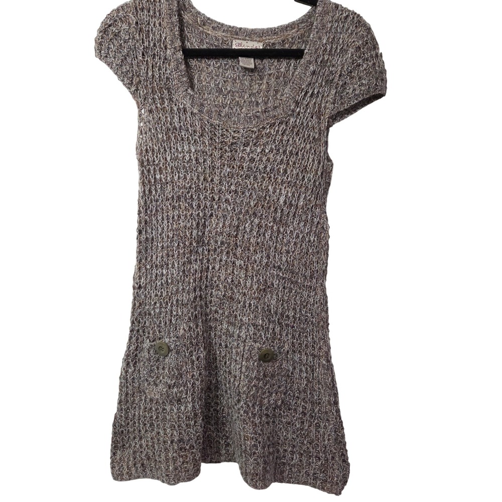 Y2k J.J. Basics Knit‎ scoop neck knit tunic top Size Small
